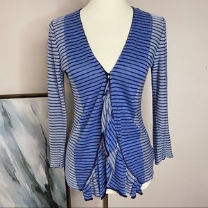 Sparrow • Anthro •  ruffle cardigan Medium